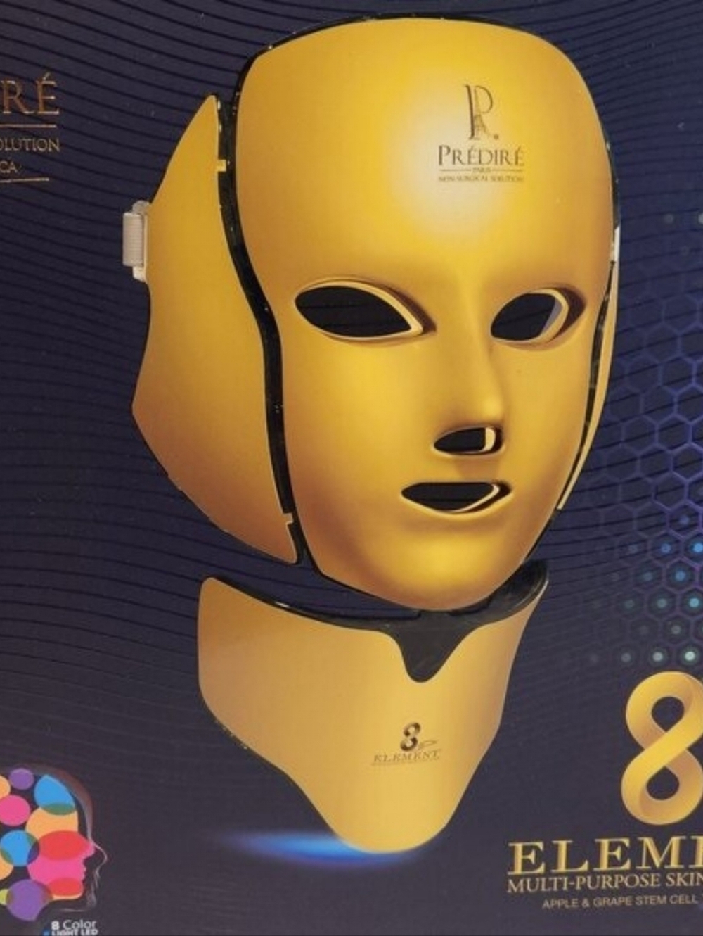 Predire Gold LED Face Mask - Picture 2 of 3